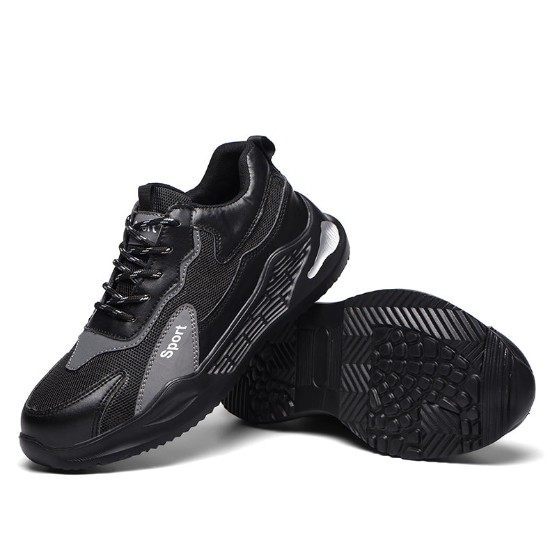Chaussures de sécurité Fanmalls avec protection des orteils, résistantes à l'abrasion et aux perforations