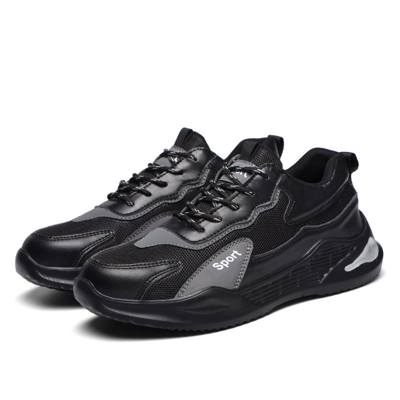 Chaussures de sécurité Fanmalls avec protection des orteils, résistantes à l'abrasion et aux perforations