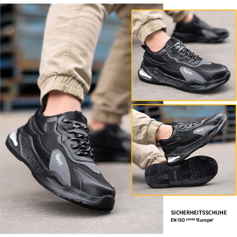 Chaussures de sécurité Fanmalls avec protection des orteils, résistantes à l'abrasion et aux perforations