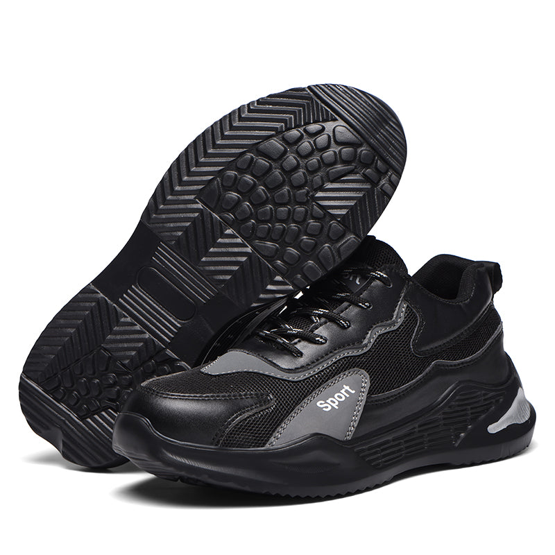 Chaussures de sécurité Fanmalls avec protection des orteils, résistantes à l'abrasion et aux perforations