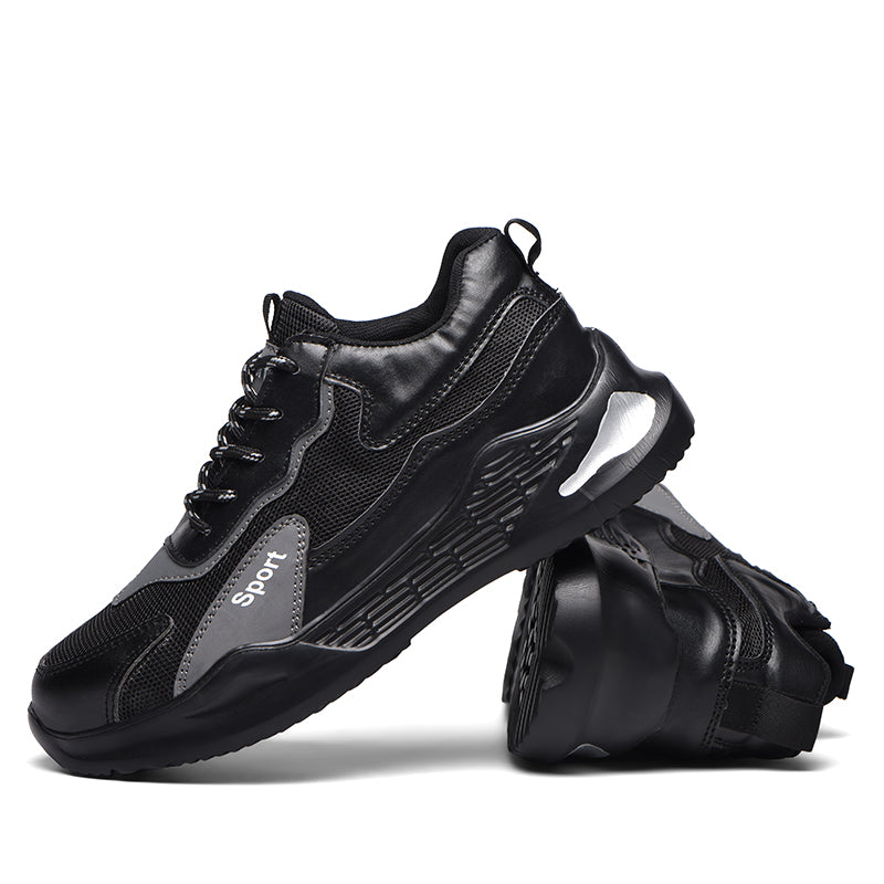 Chaussures de sécurité Fanmalls avec protection des orteils, résistantes à l'abrasion et aux perforations