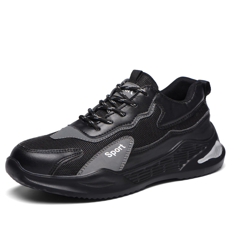 Chaussures de sécurité Fanmalls avec protection des orteils, résistantes à l'abrasion et aux perforations