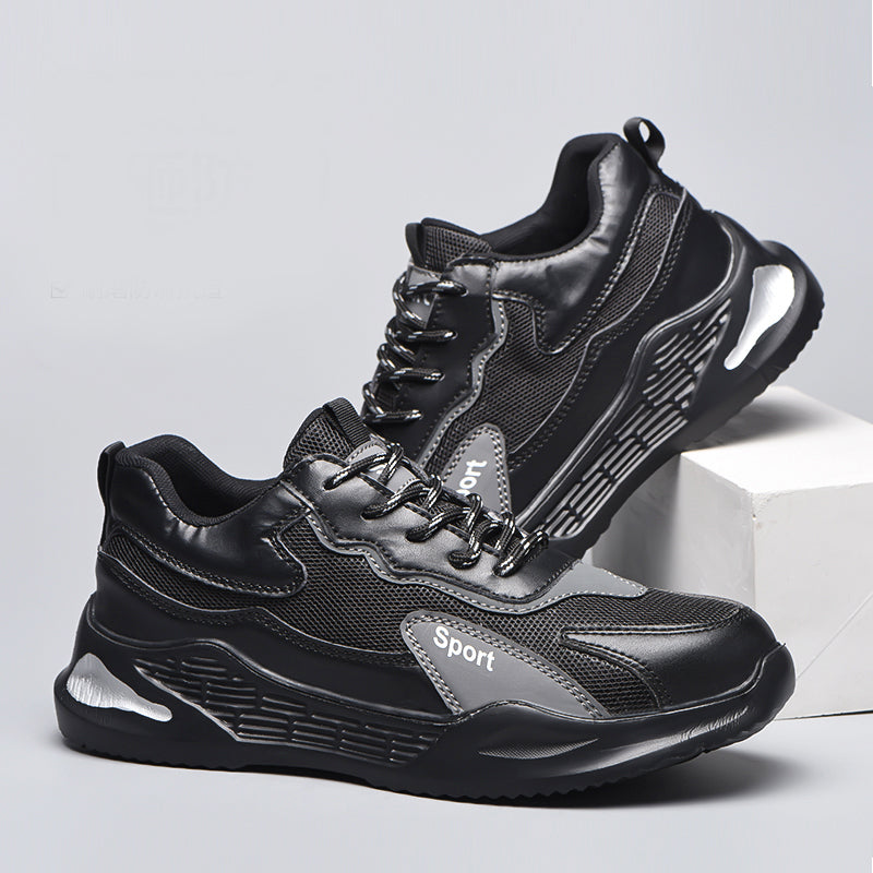 Chaussures de sécurité Fanmalls avec protection des orteils, résistantes à l'abrasion et aux perforations