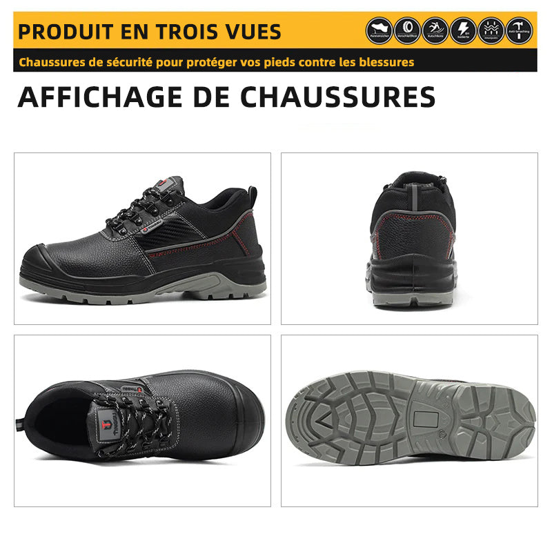 Chaussures de sécurité S3 anti-écrasement et anti-perforation avec EH et SRC supplémentaires