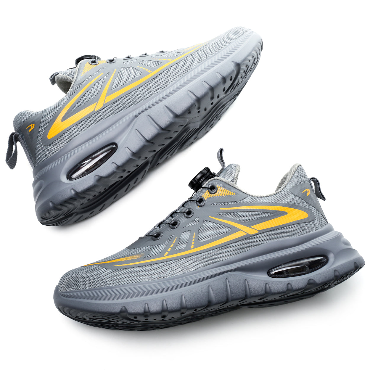 Fanmalls S3 Chaussures de sécurité ultralégères avec embout en acier et boucle rotative
