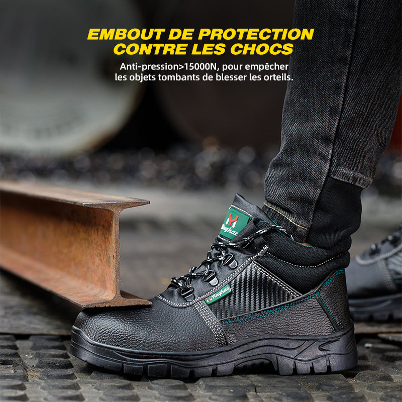 Chaussures de sécurité S3 imperméables et antidérapantes avec protection anti-perforation
