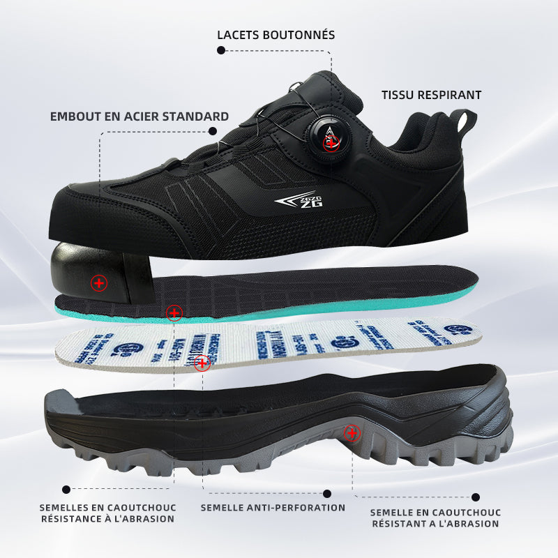 FANMALLS SAFETY CHAUSSURES DE SÉCURITÉ S3 HRO WRU SRC