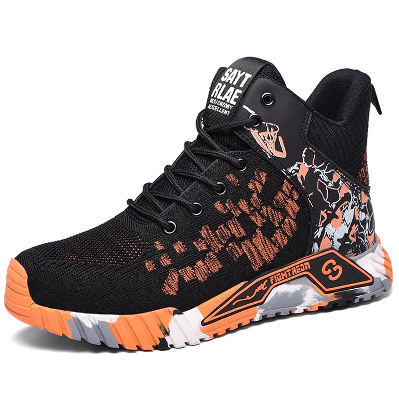 Fanmalls Chaussures de sécurité S3 - Anti-écrasement et anti-perforation, protection des chevilles