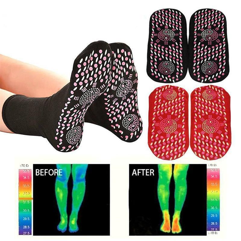 Fanmalls Chaussettes auto-chauffantes et chaudes