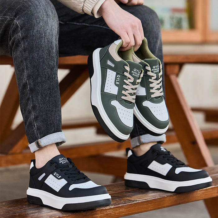 Fanmalls S3 Chaussures de sécurité ultralégères et résistantes à l'usure avec embout en acier
