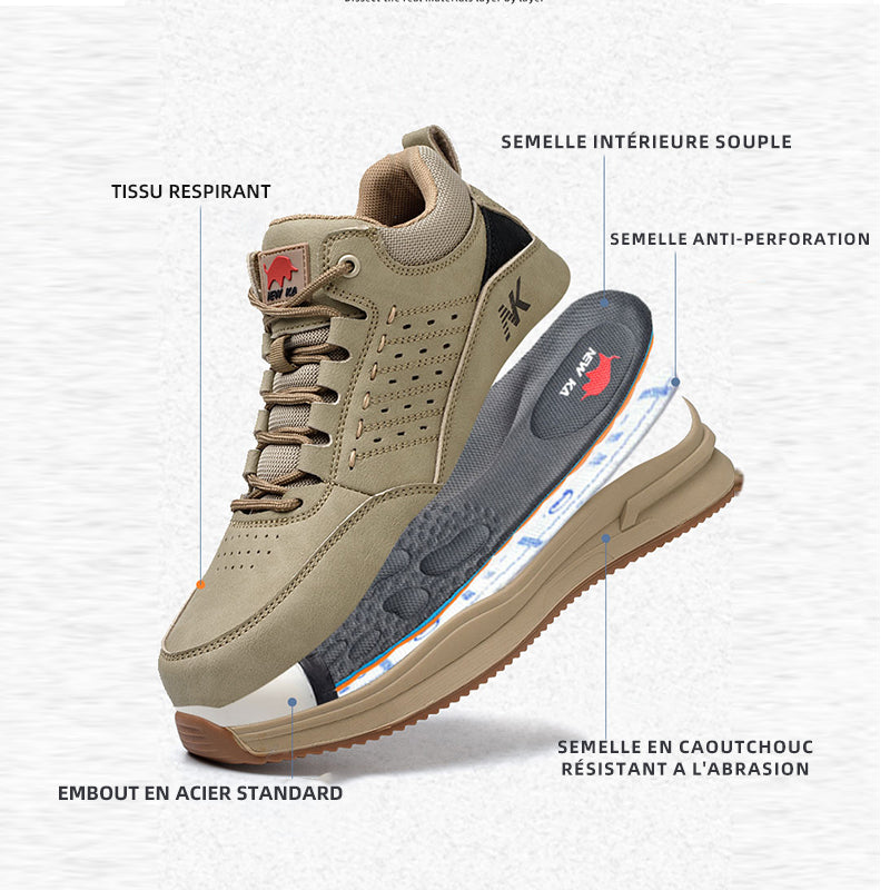 FANMALLS SAFETY CHAUSSURES DE SÉCURITÉ S1P LOW