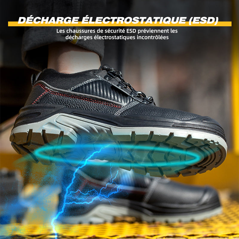 Chaussures de sécurité S3 anti-écrasement et anti-perforation avec EH et SRC supplémentaires