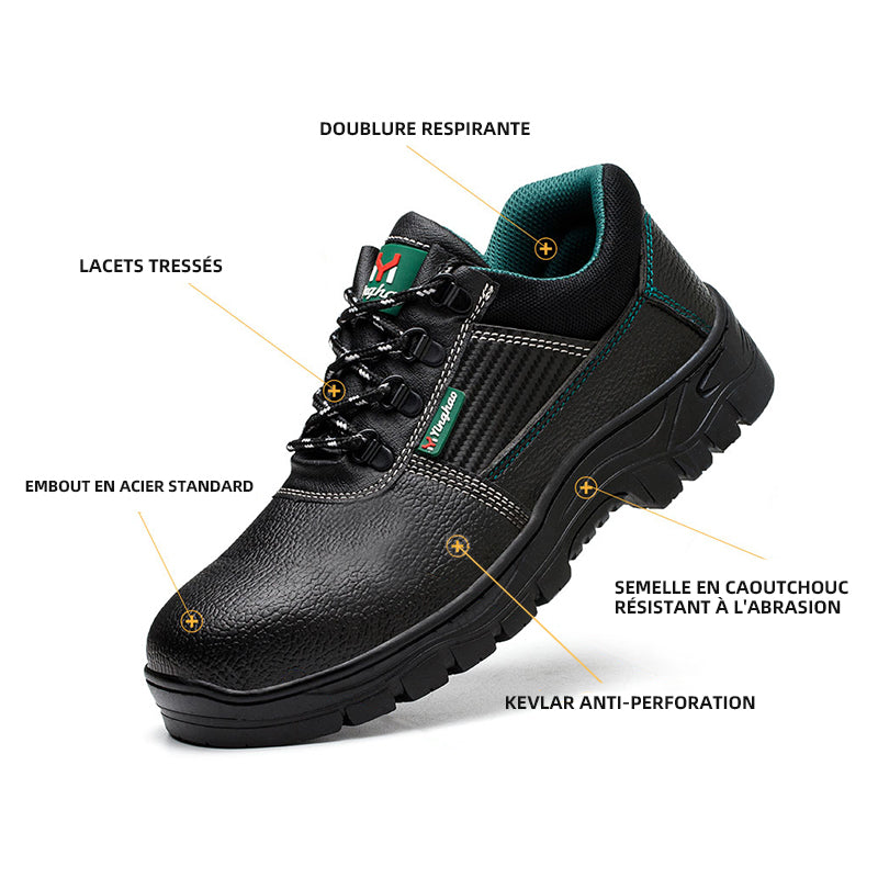 Chaussures de sécurité S3 imperméables et antidérapantes avec protection anti-perforation